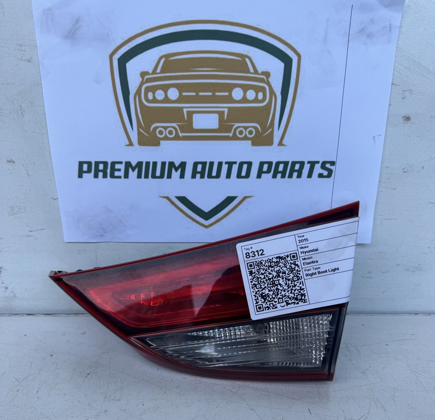 2015   Right Boot Light