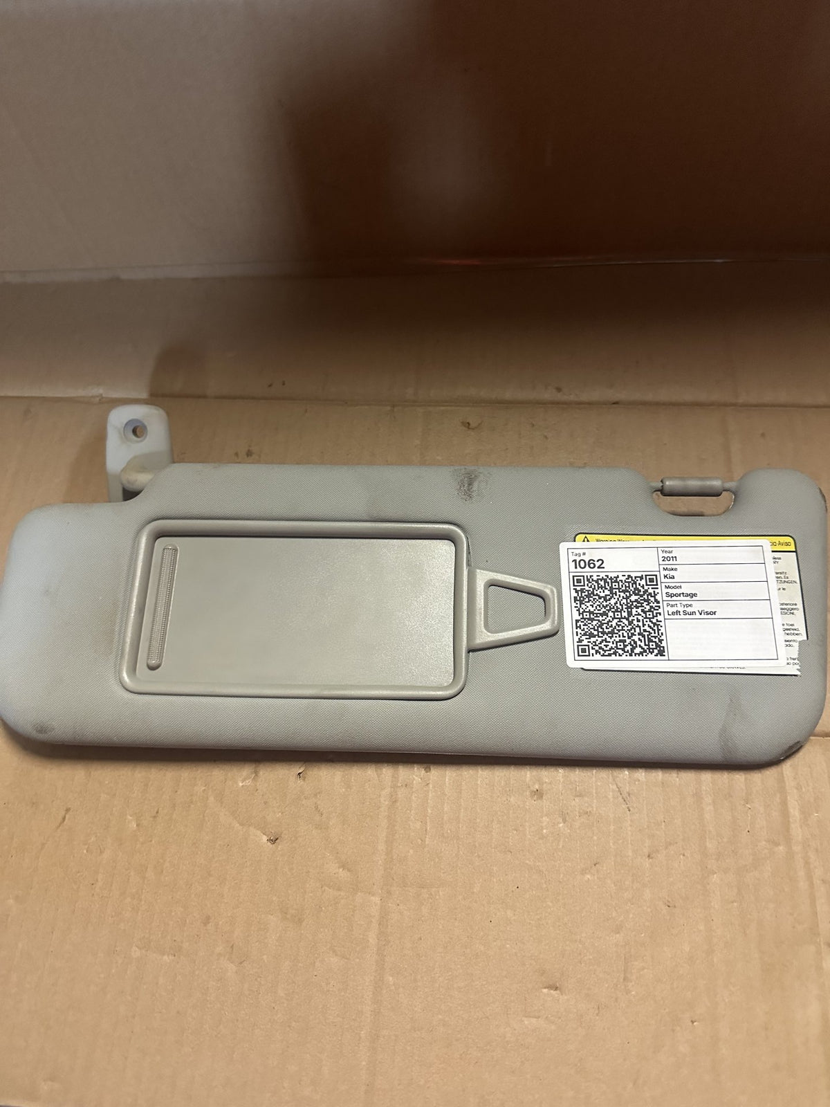 2010-2013 Kia Sportage SL SUV Left Sun Visor