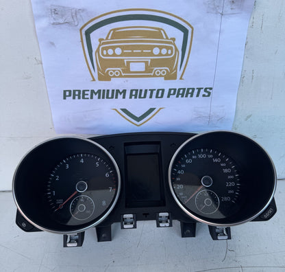 2010 Volkswagen Golf MK6- 5K Station Wagon Instrument Cluster