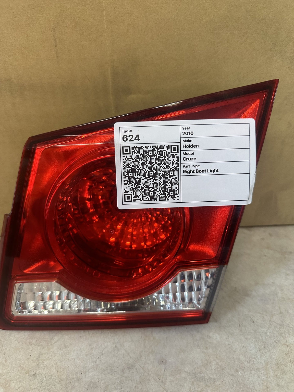 2010 Holden Cruze Cruze Right Boot Light 0775