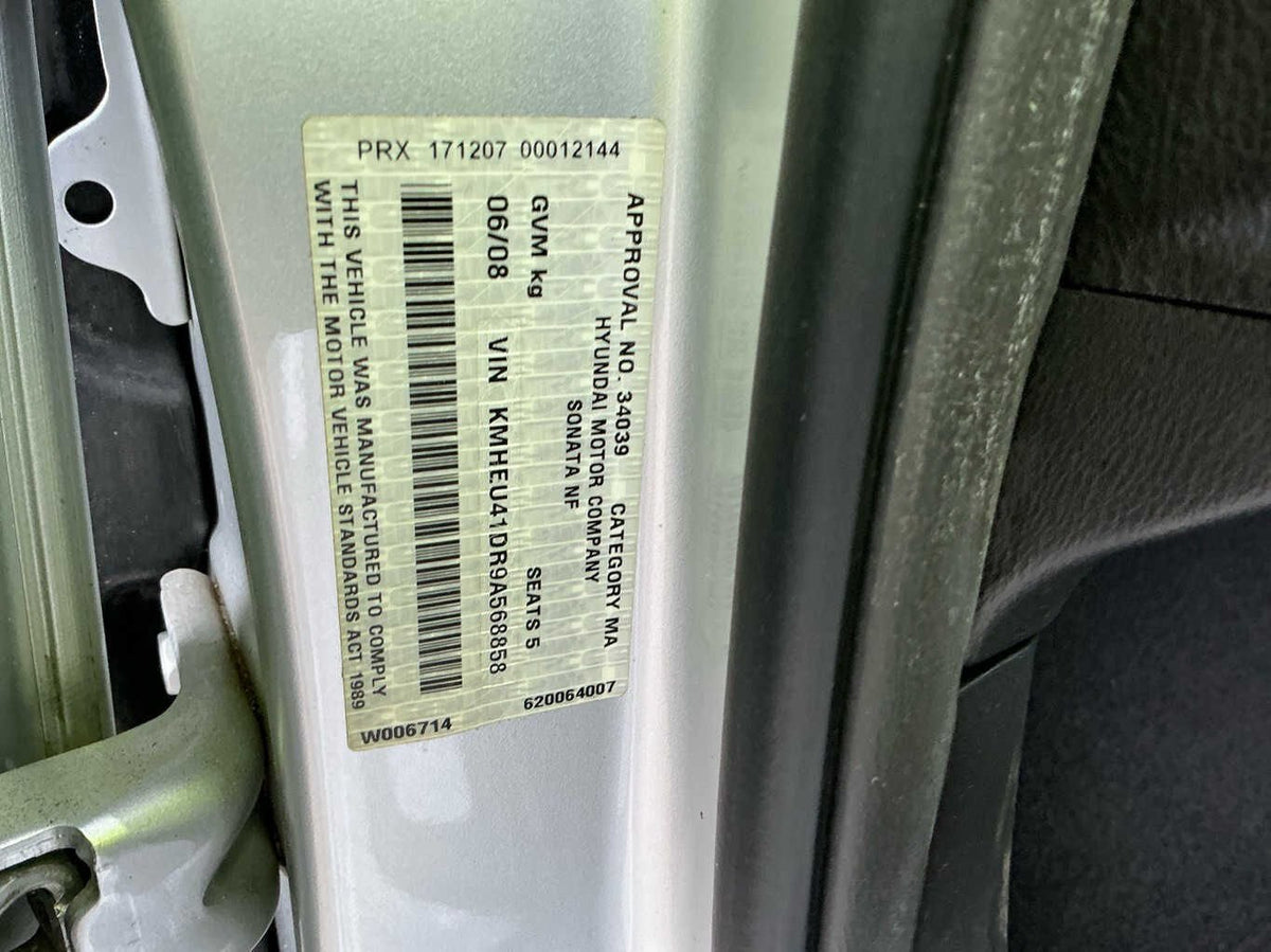 2008 Hyundai Sonata Elite NF