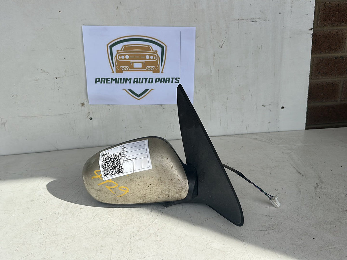 2010 Nissan Pulsar Sedan Right Door Mirror