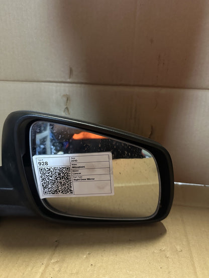 2010 Mitsubishi Lancer Lancer Sedan Right Door Mirror 021369