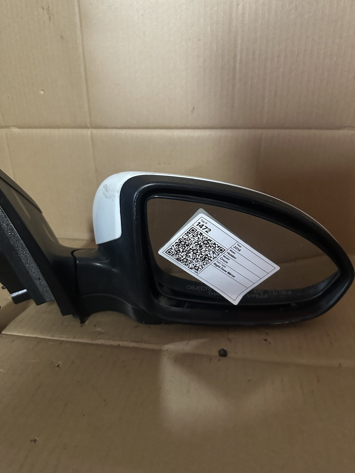 2011-2016 Holden Cruze JH Sedan Right Door Mirror 027379