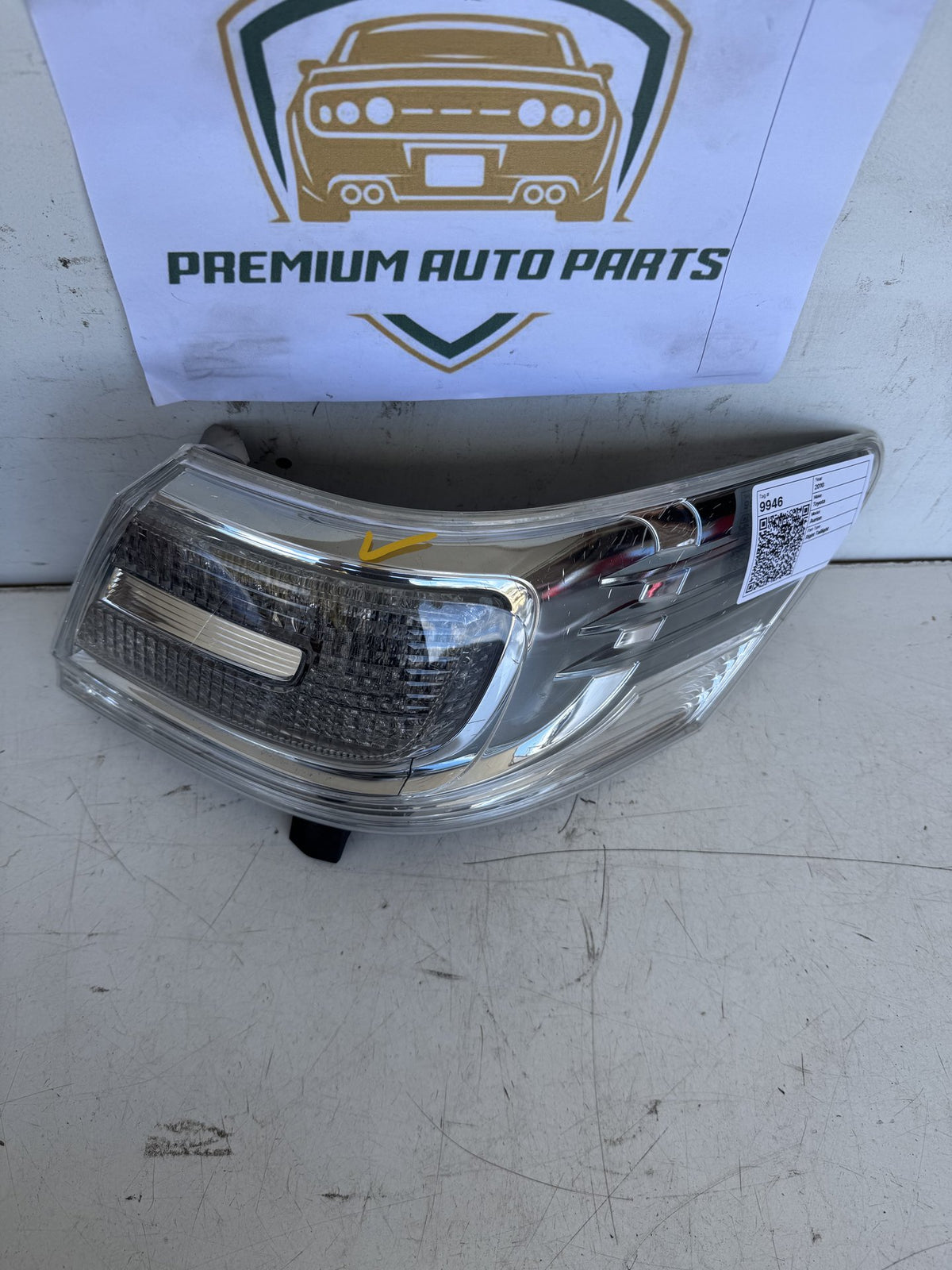 2010 Toyota Aurion GSV40R Sedan Right Taillight