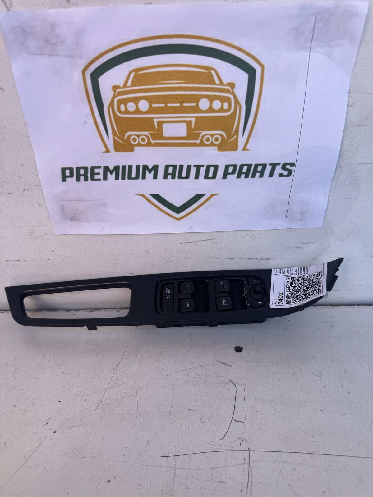 2012 Volvo XC60 Station Wagon Master Power Window Switch