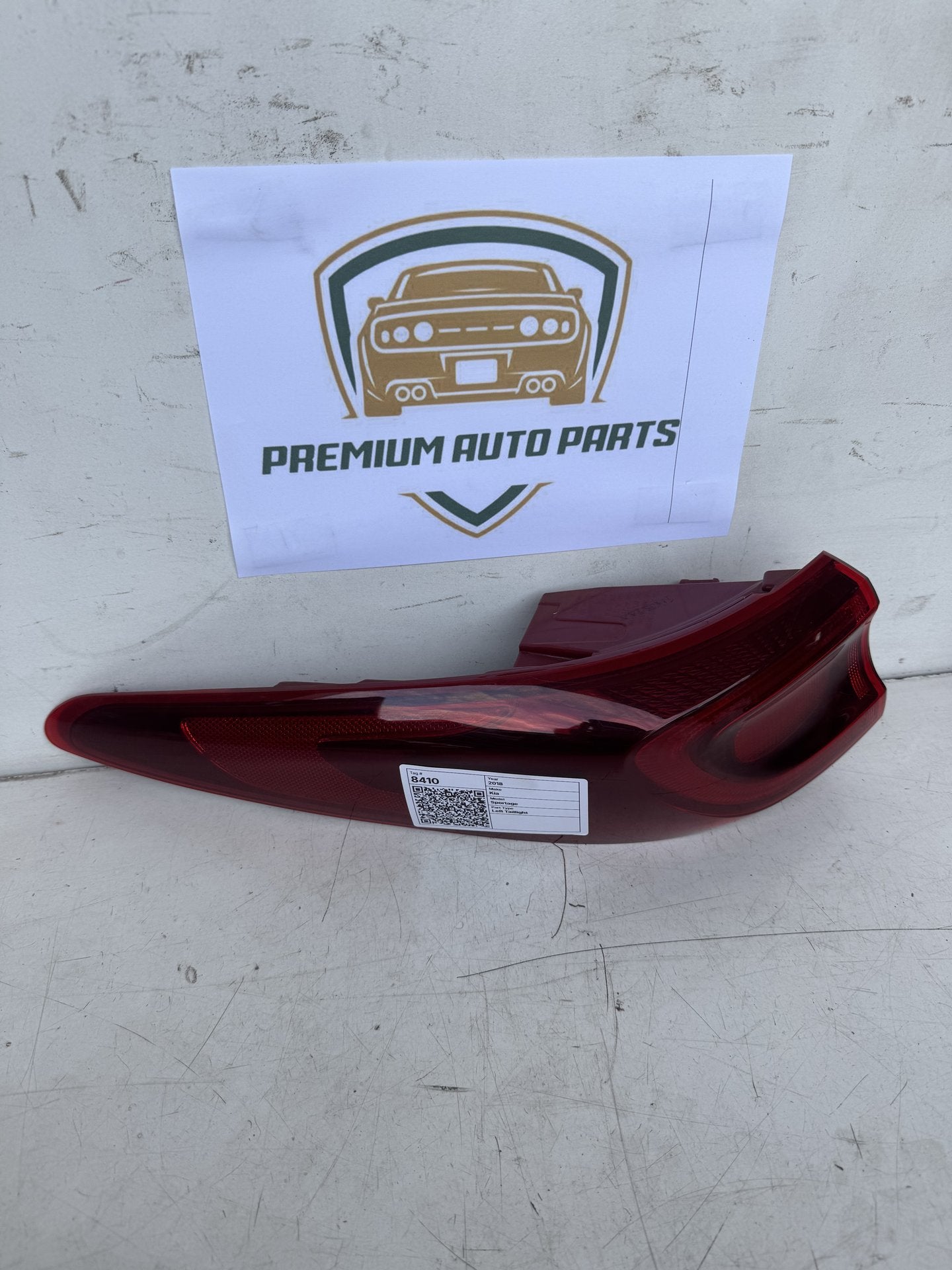 2018   Left Taillight