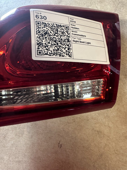 2014 Holden Commodore VF Right Boot Light 92270554