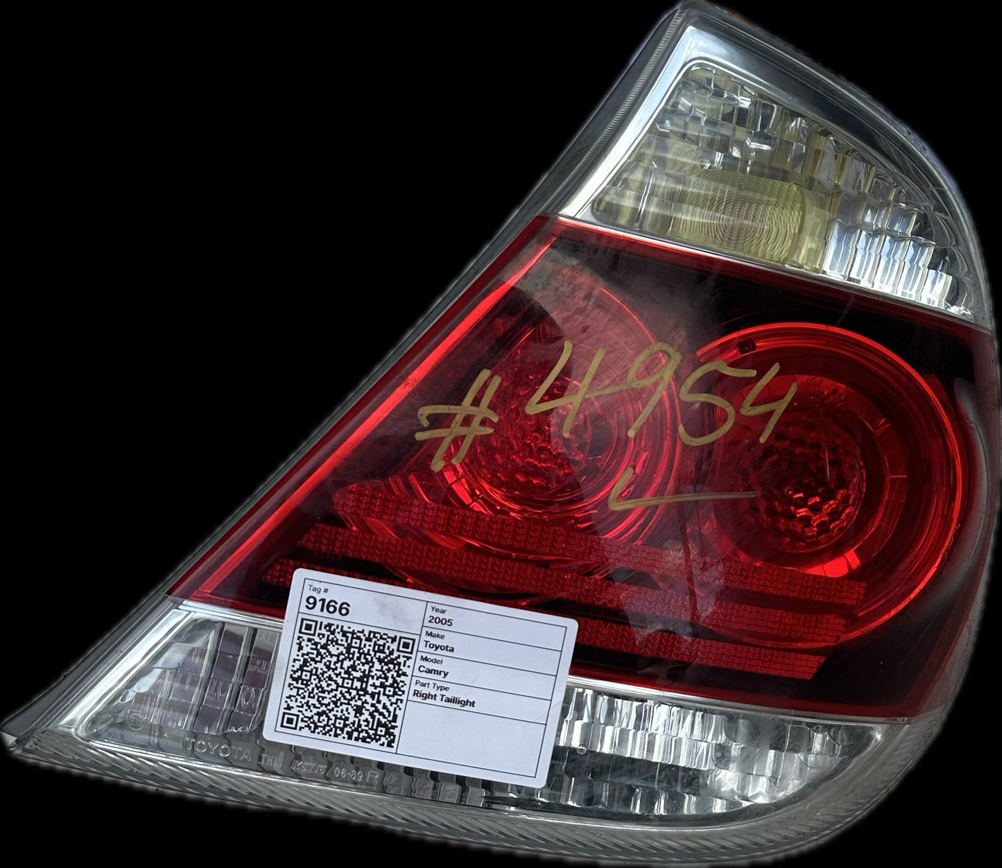 2005 Toyota Camry Sedan Right Taillight