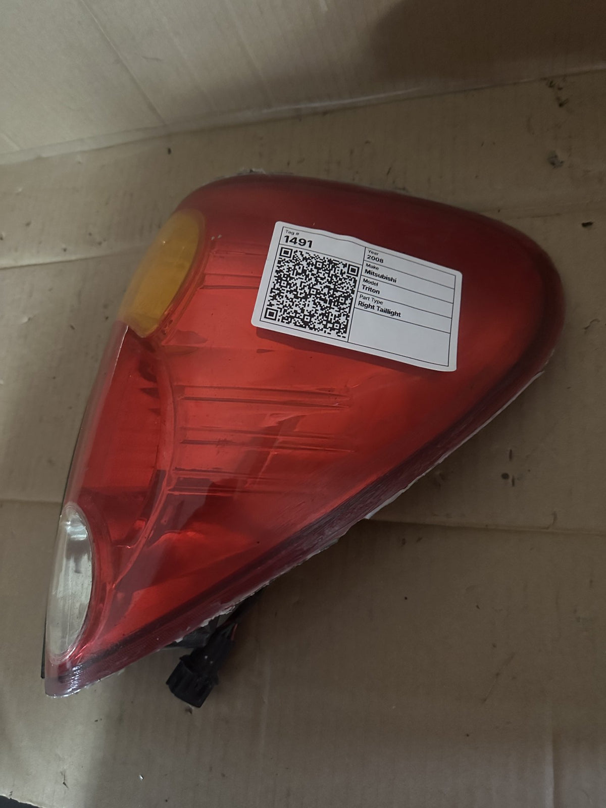 2008 Mitsubishi Triton KB*T KB9T - Right Taillight