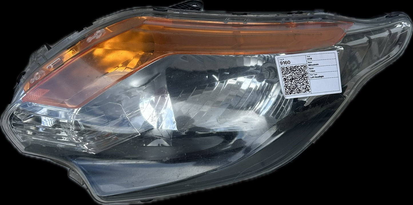 2018 Mitsubishi Triton MQ Double Cab Utility Left Headlight