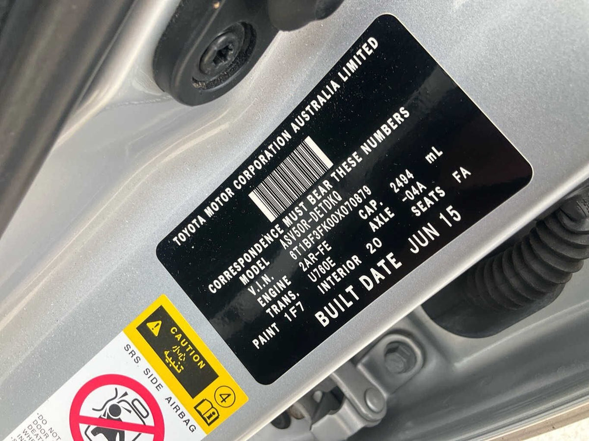 2015 Toyota Camry Altise XV50