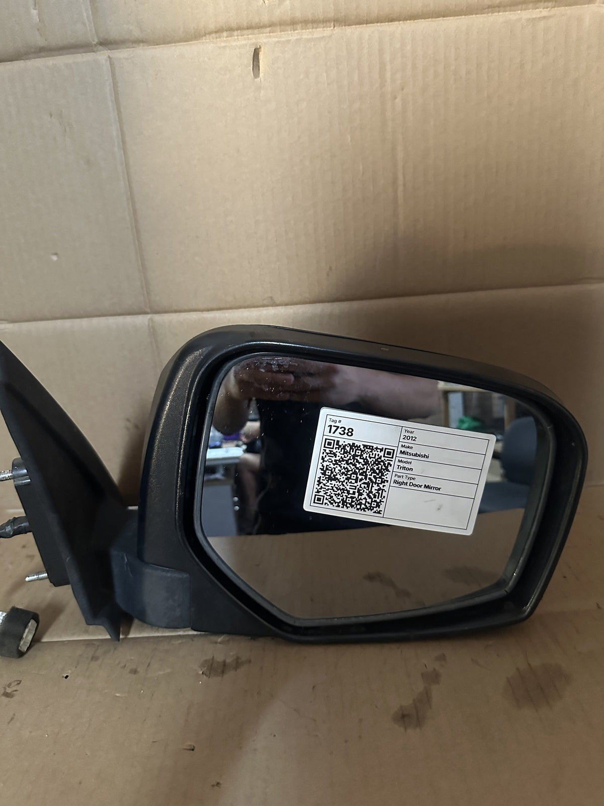 2012 Mitsubishi Triton Triton V Unknown Right Door Mirror 012293