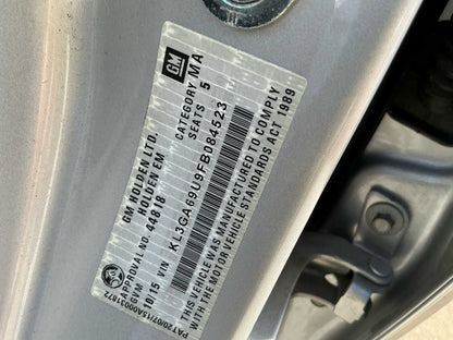 2015 Holden Malibu CD EM