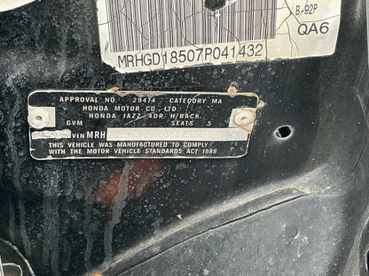 2007 Honda Jazz GD