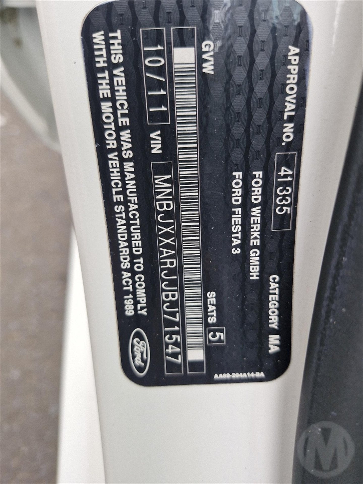 2011 Ford Fiesta