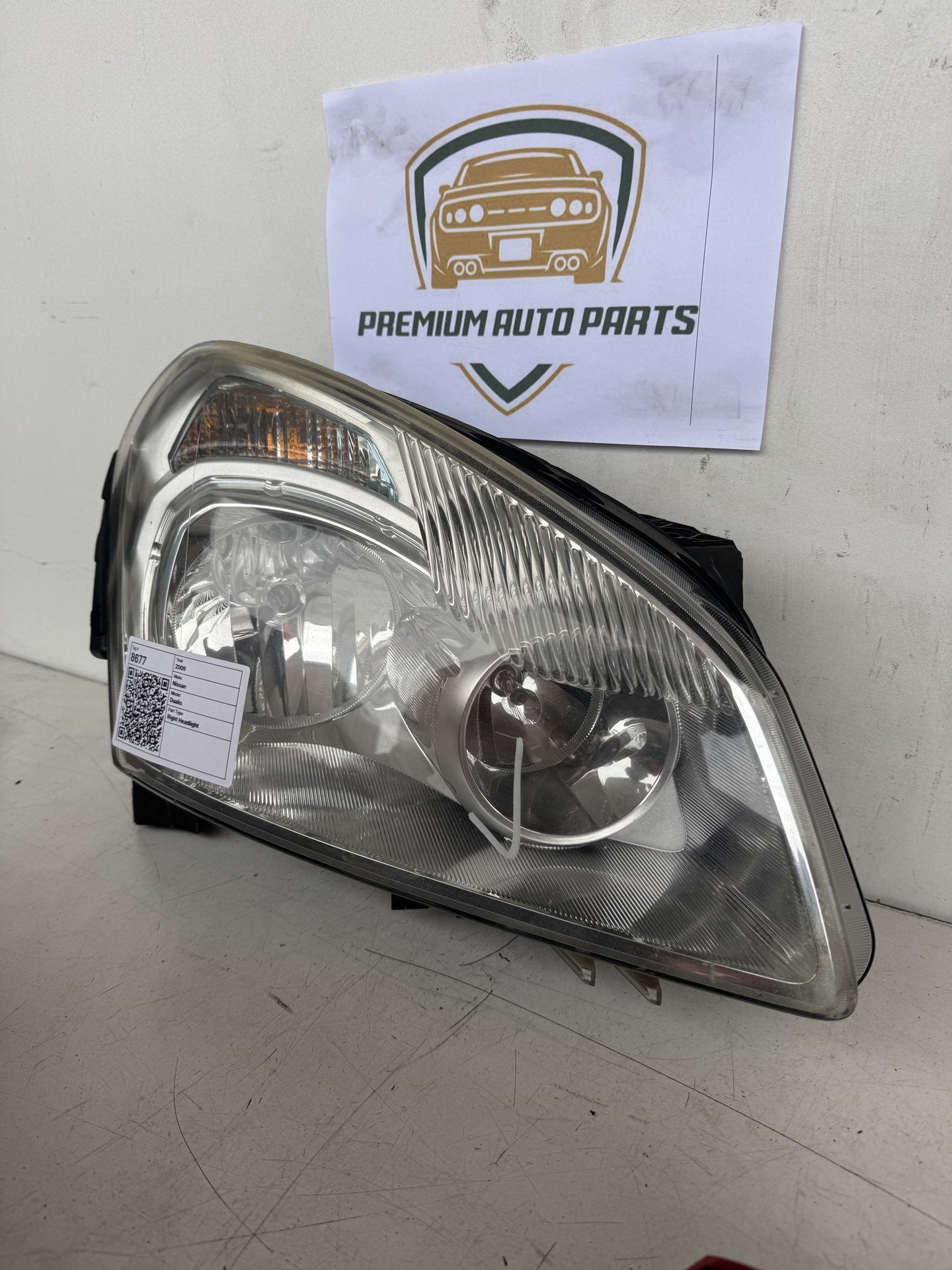 2009 Nissan Dualis Station Wagon Right Headlight