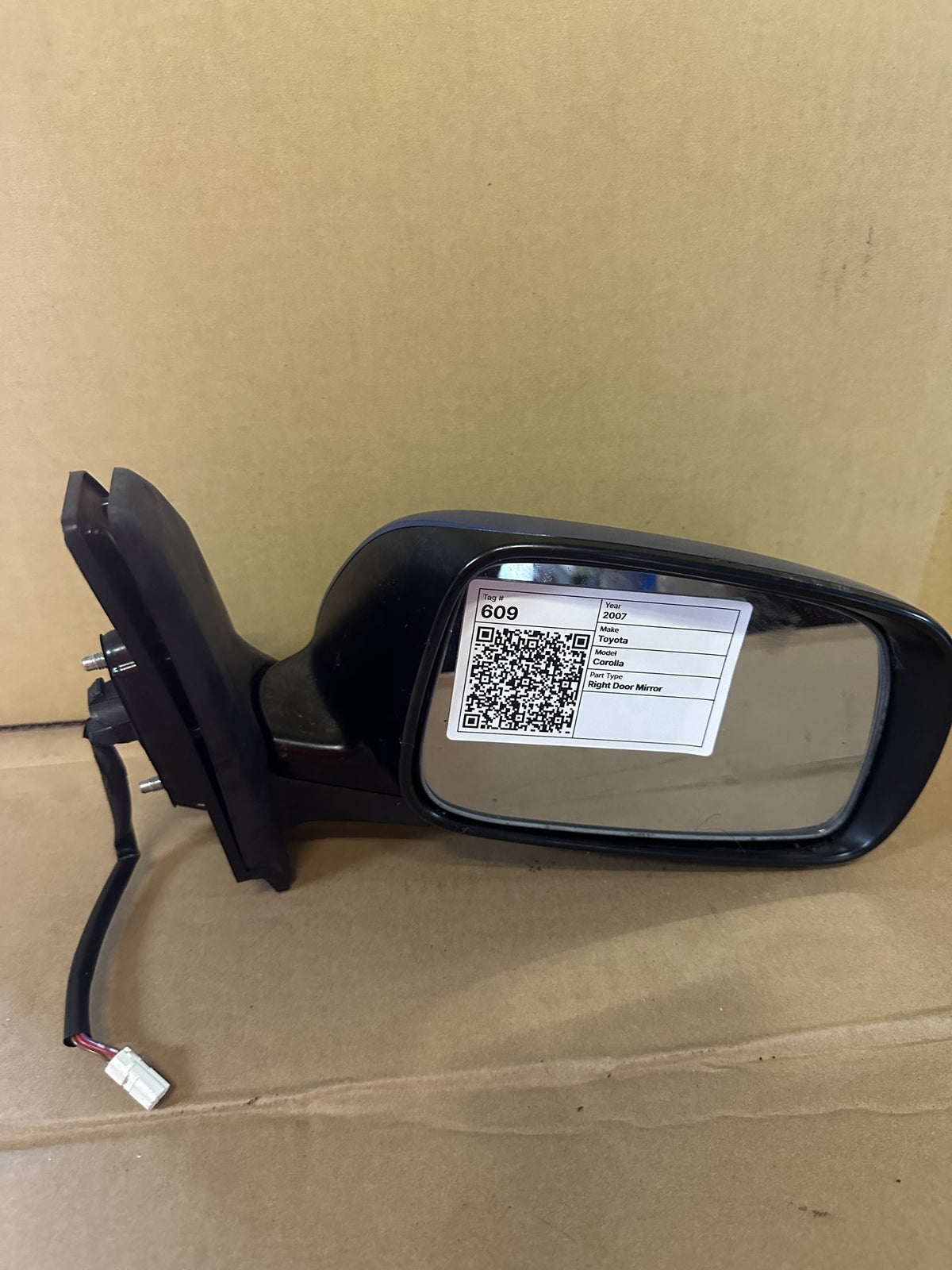 2007 Toyota Corolla Corolla Hatchback Right Door Mirror AA2102
