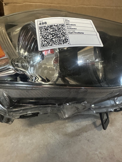 2010 Mitsubishi Outlander Outlander Station Wagon Right Headlight P8924